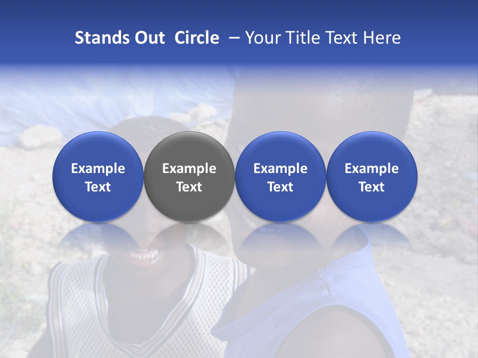 Blue Two Abandoned PowerPoint Template