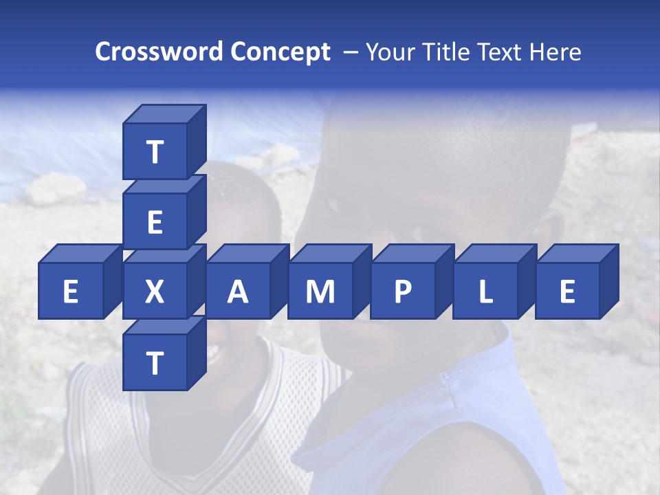 Blue Two Abandoned PowerPoint Template