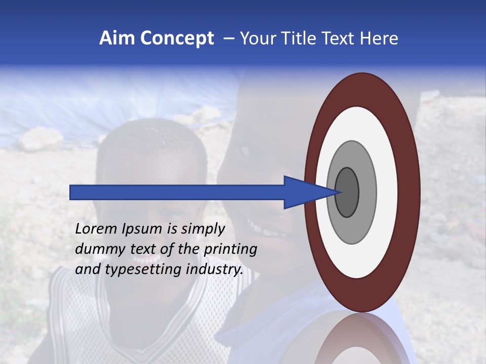 Blue Two Abandoned PowerPoint Template