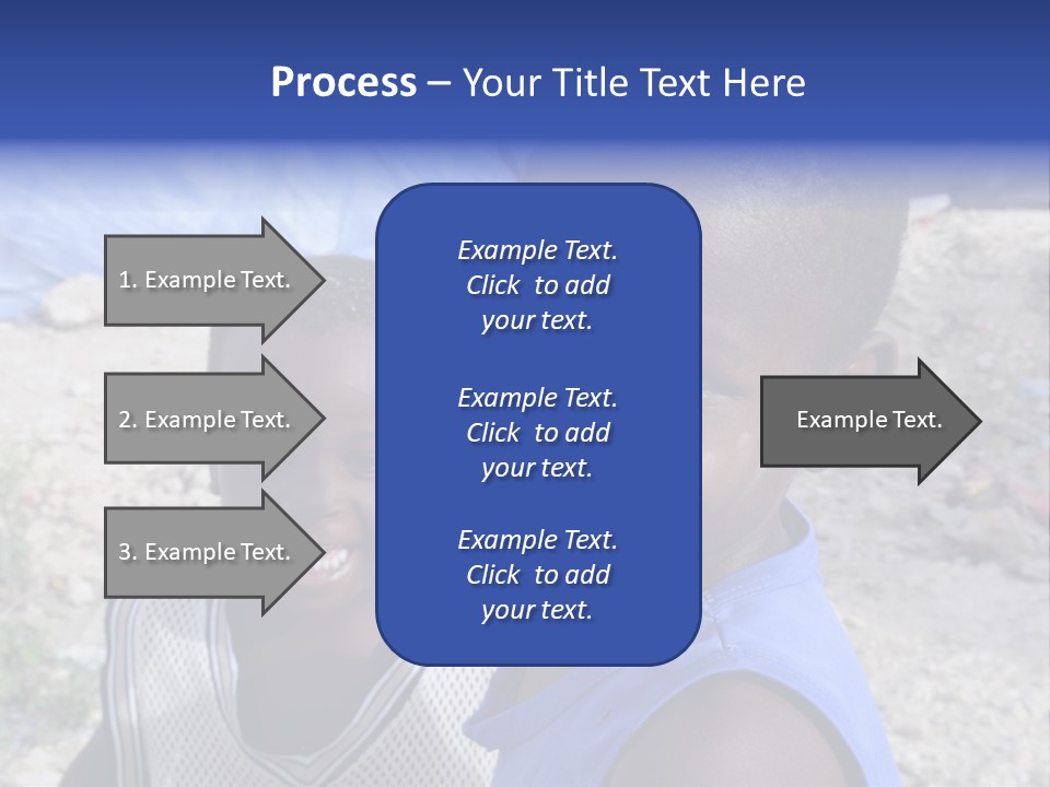Blue Two Abandoned PowerPoint Template