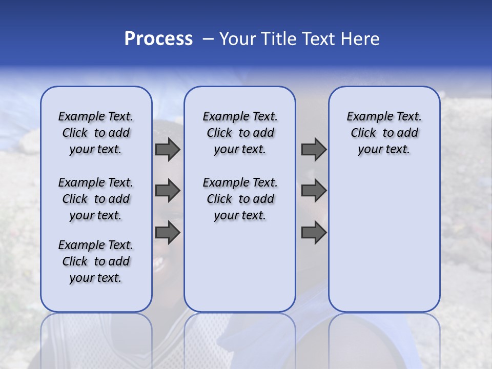 Blue Two Abandoned PowerPoint Template