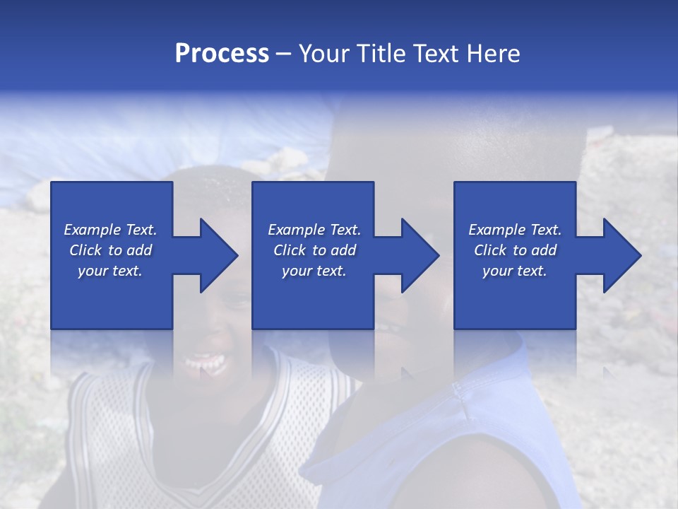 Blue Two Abandoned PowerPoint Template
