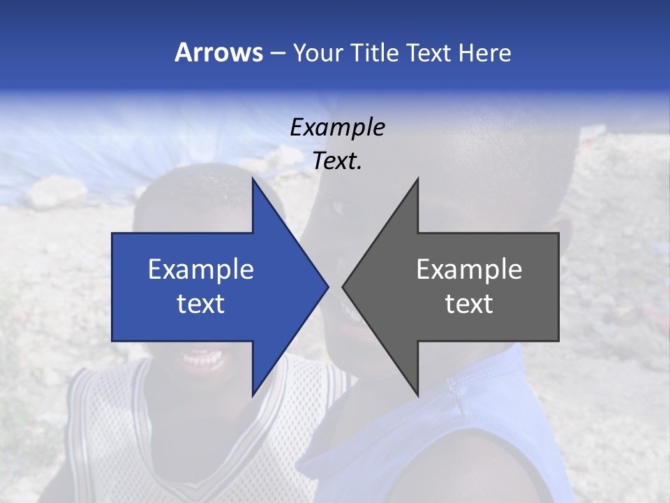 Blue Two Abandoned PowerPoint Template