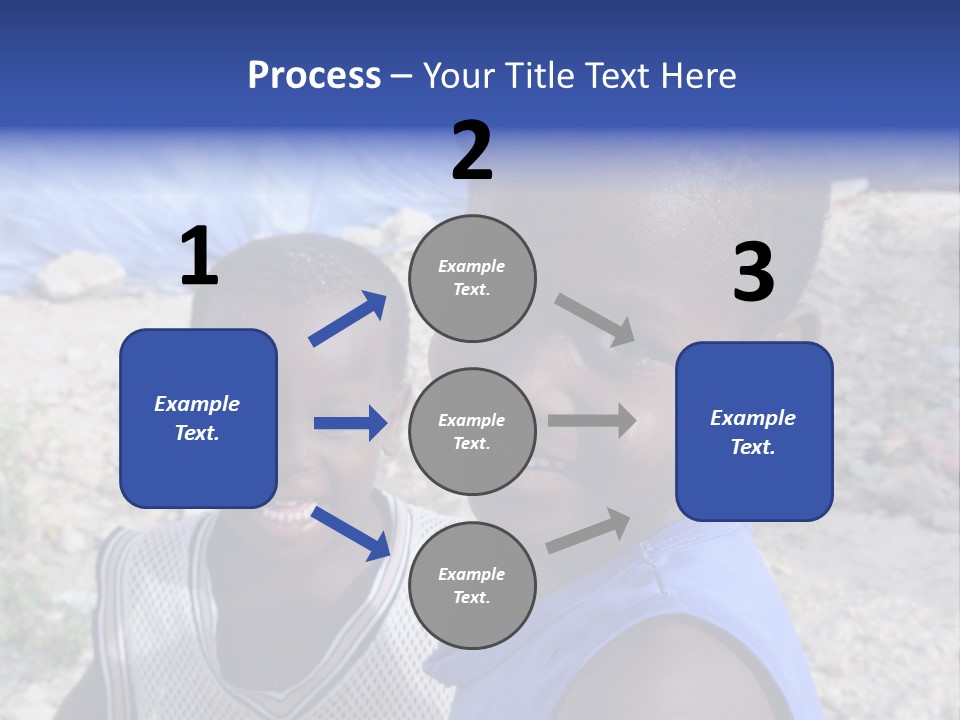 Blue Two Abandoned PowerPoint Template