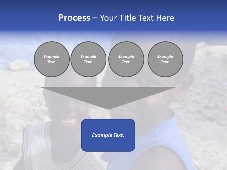 Blue Two Abandoned PowerPoint Template