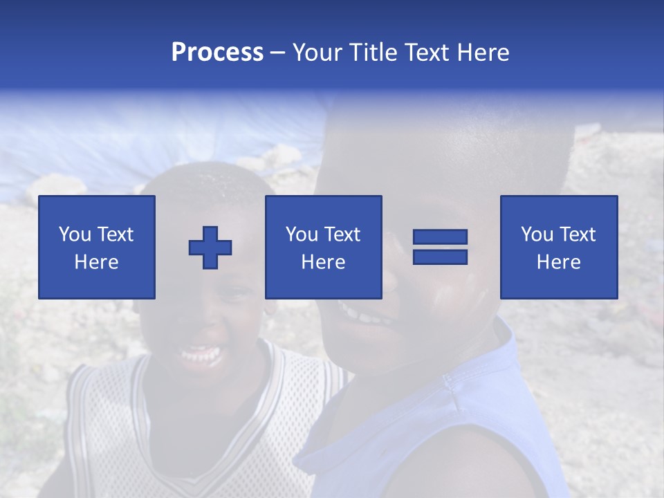 Blue Two Abandoned PowerPoint Template