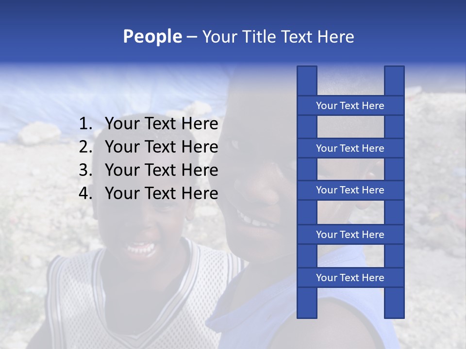 Blue Two Abandoned PowerPoint Template
