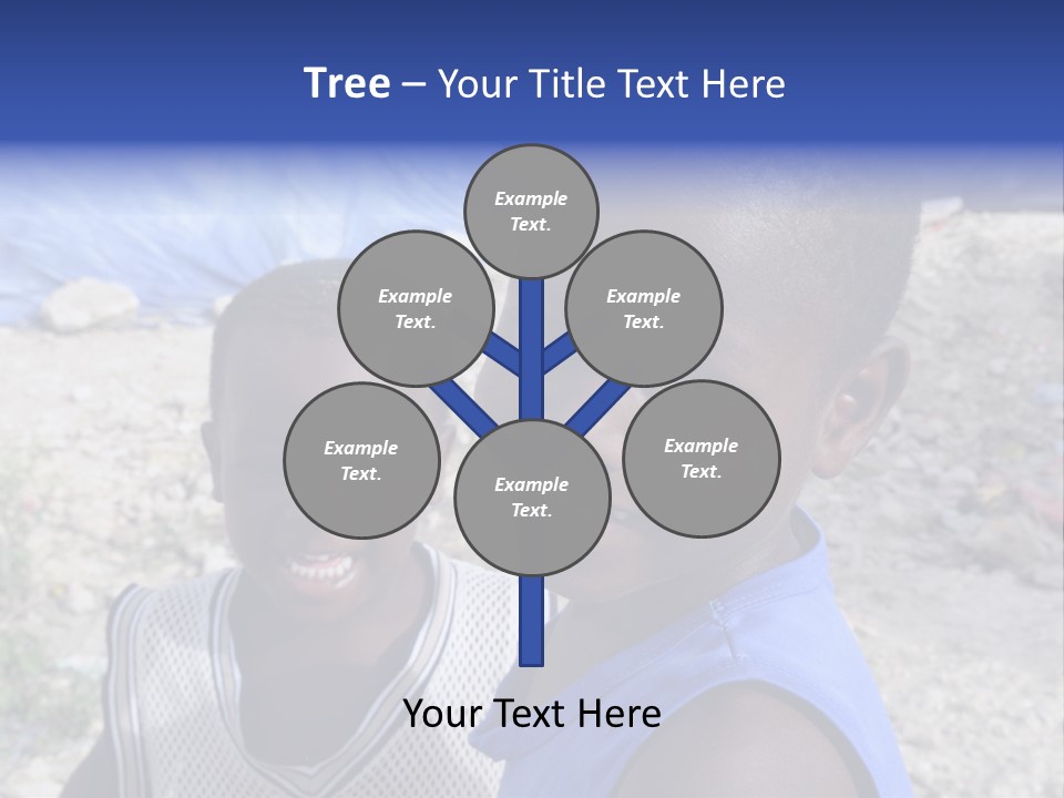 Blue Two Abandoned PowerPoint Template