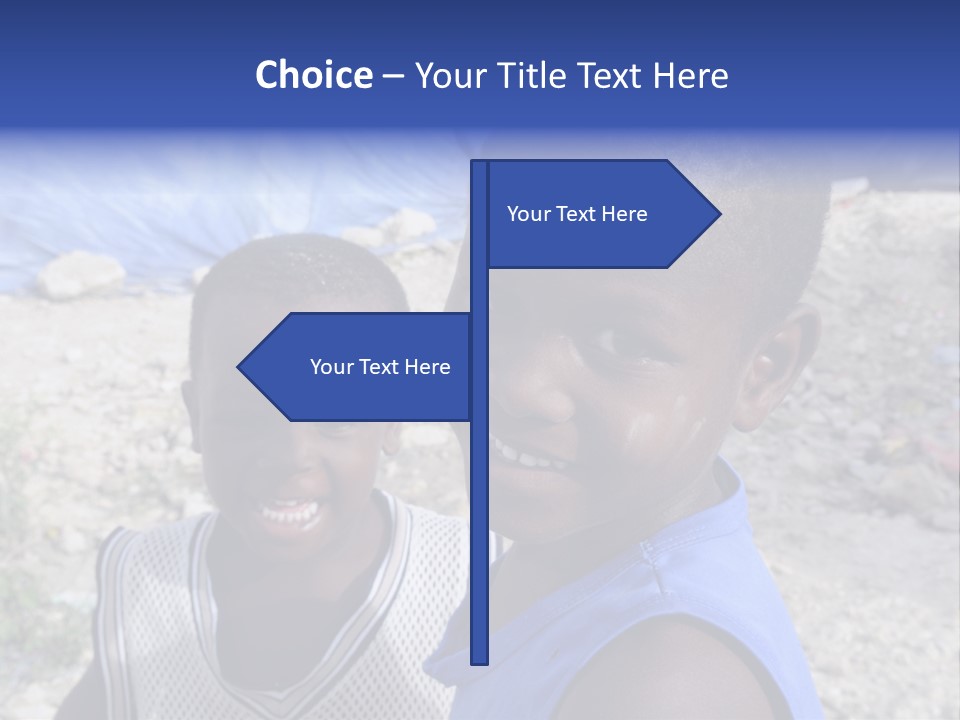 Blue Two Abandoned PowerPoint Template