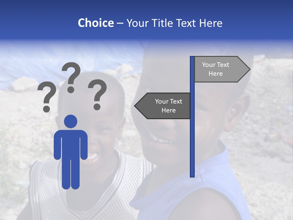 Blue Two Abandoned PowerPoint Template