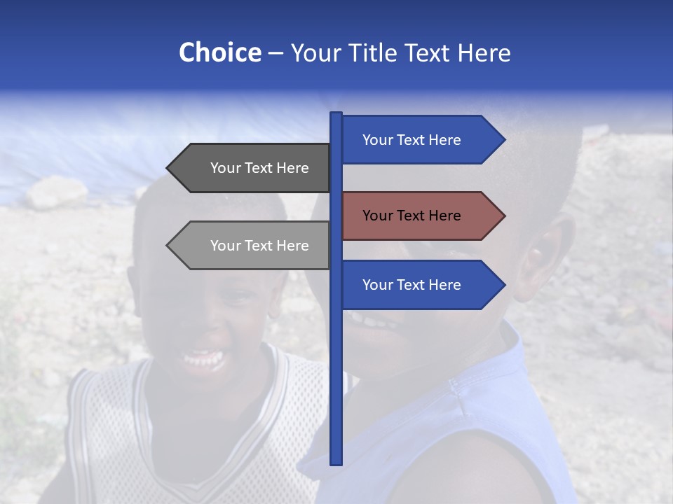 Blue Two Abandoned PowerPoint Template