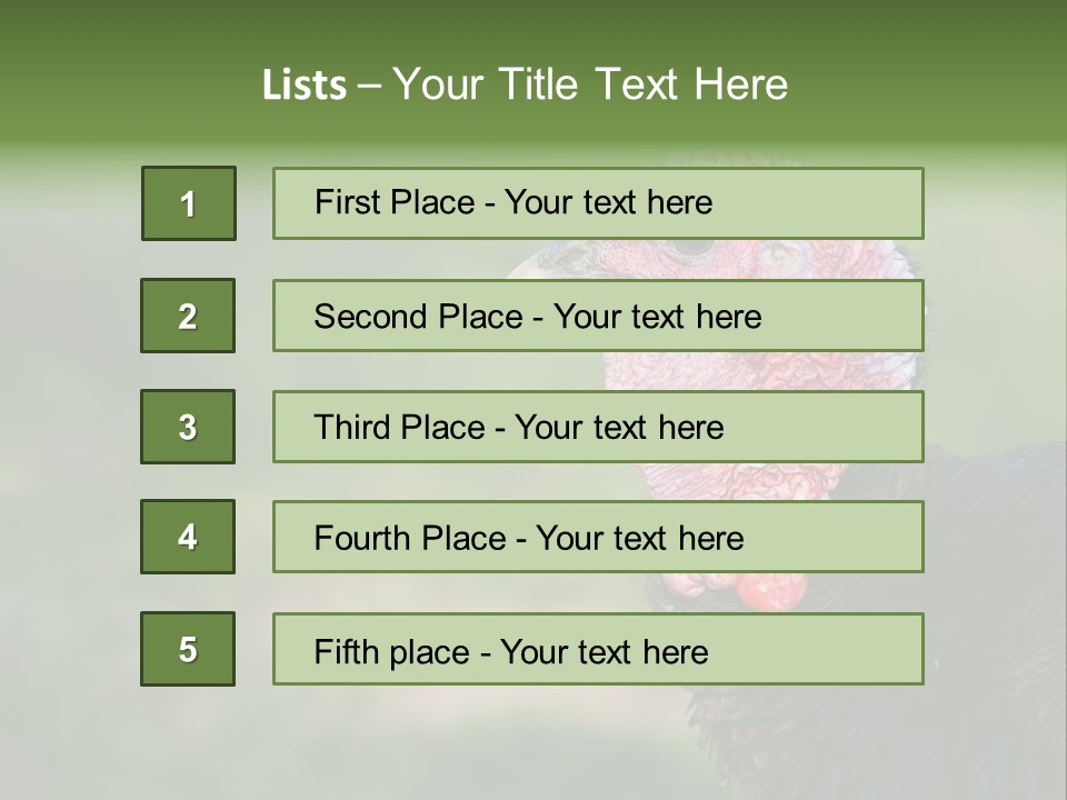 Livestock Landscape Wattle PowerPoint Template