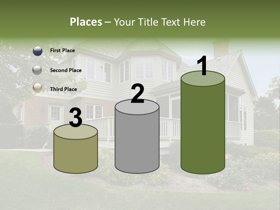 Investment Flower Brick PowerPoint Template