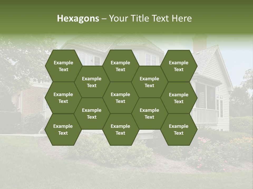 Investment Flower Brick PowerPoint Template