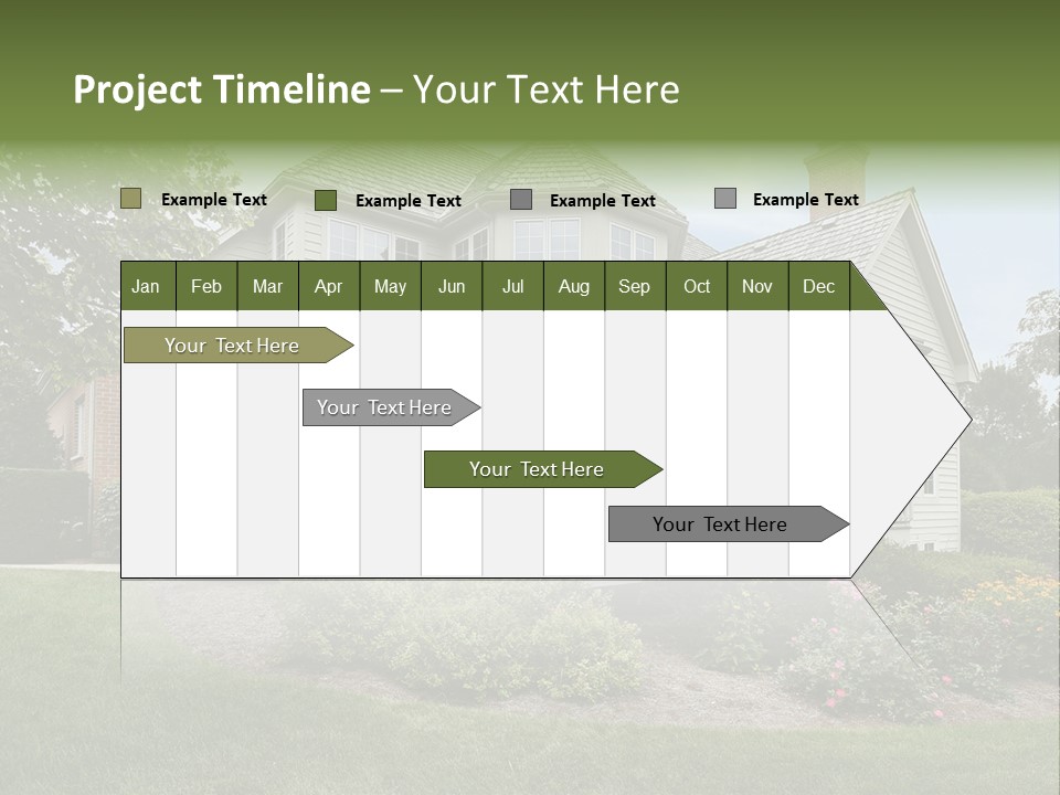 Investment Flower Brick PowerPoint Template