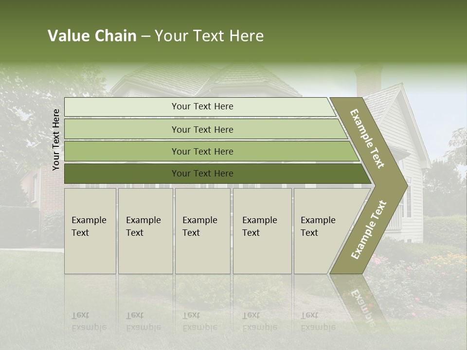 Investment Flower Brick PowerPoint Template