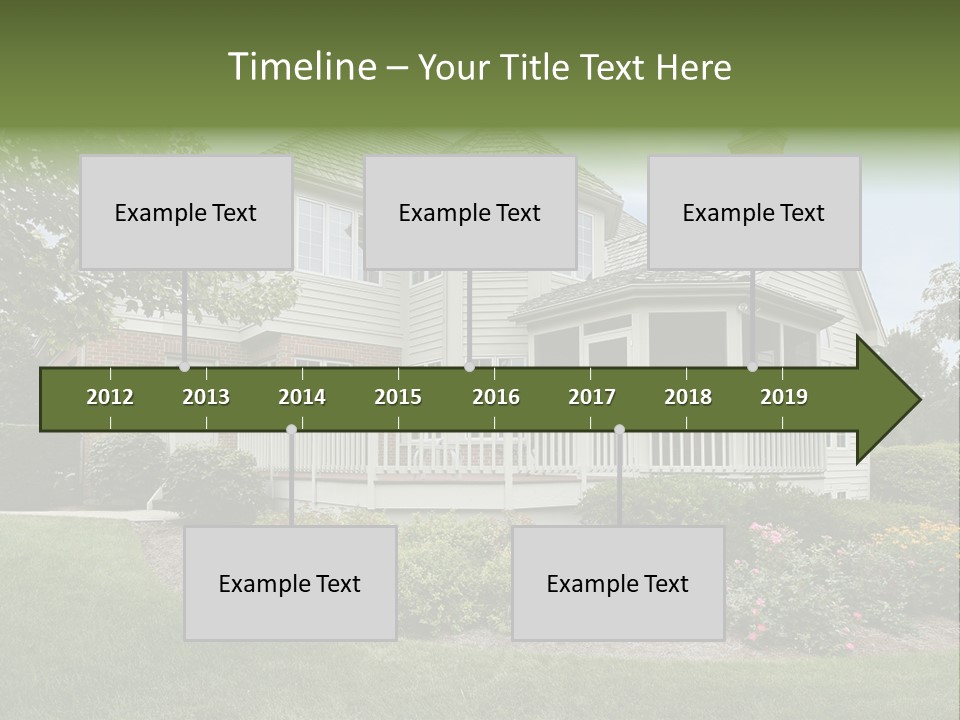 Investment Flower Brick PowerPoint Template