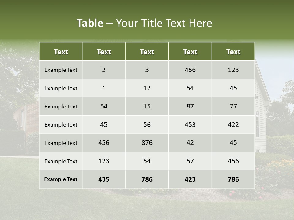 Investment Flower Brick PowerPoint Template