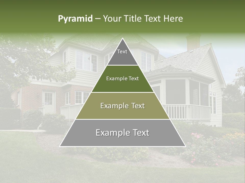 Investment Flower Brick PowerPoint Template