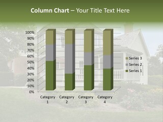 Investment Flower Brick PowerPoint Template