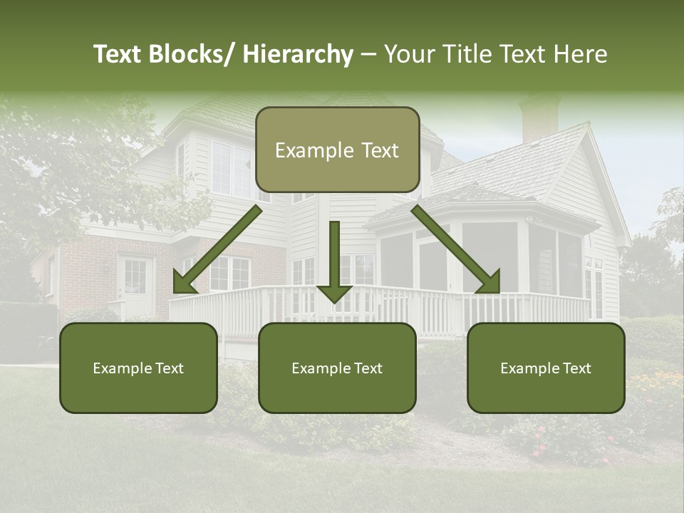 Investment Flower Brick PowerPoint Template
