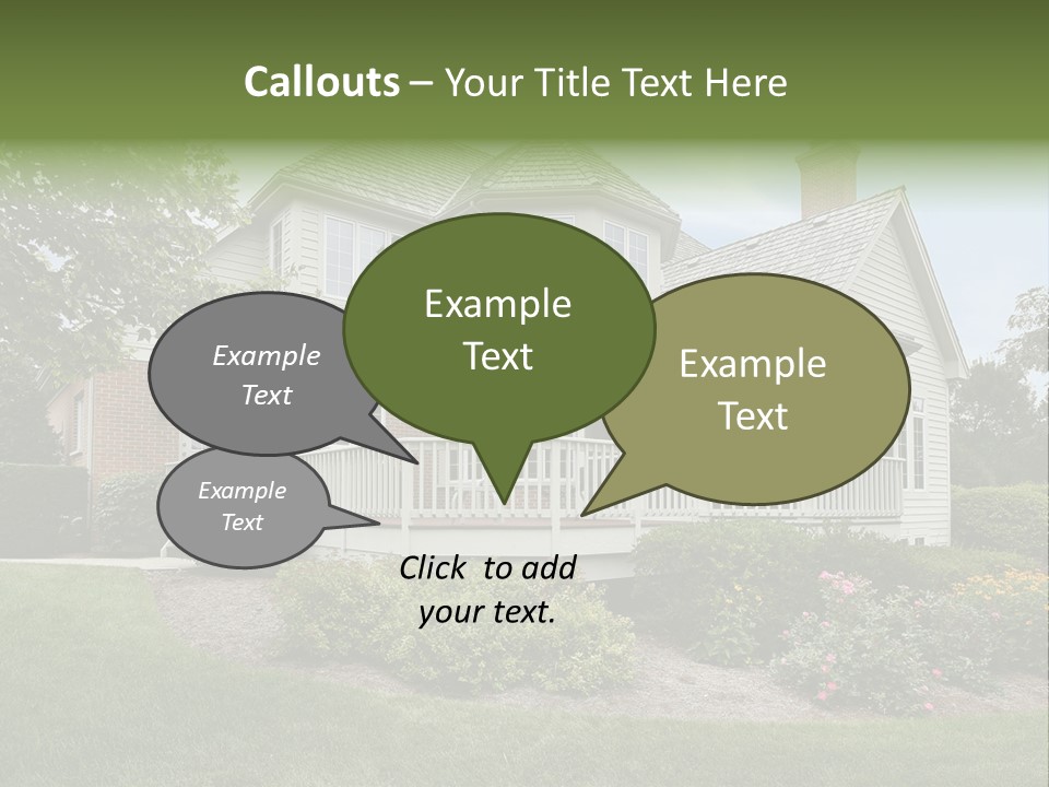 Investment Flower Brick PowerPoint Template