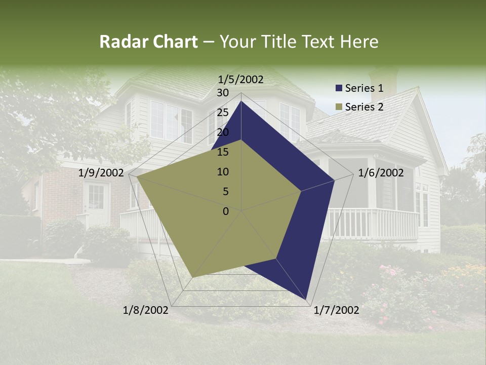 Investment Flower Brick PowerPoint Template
