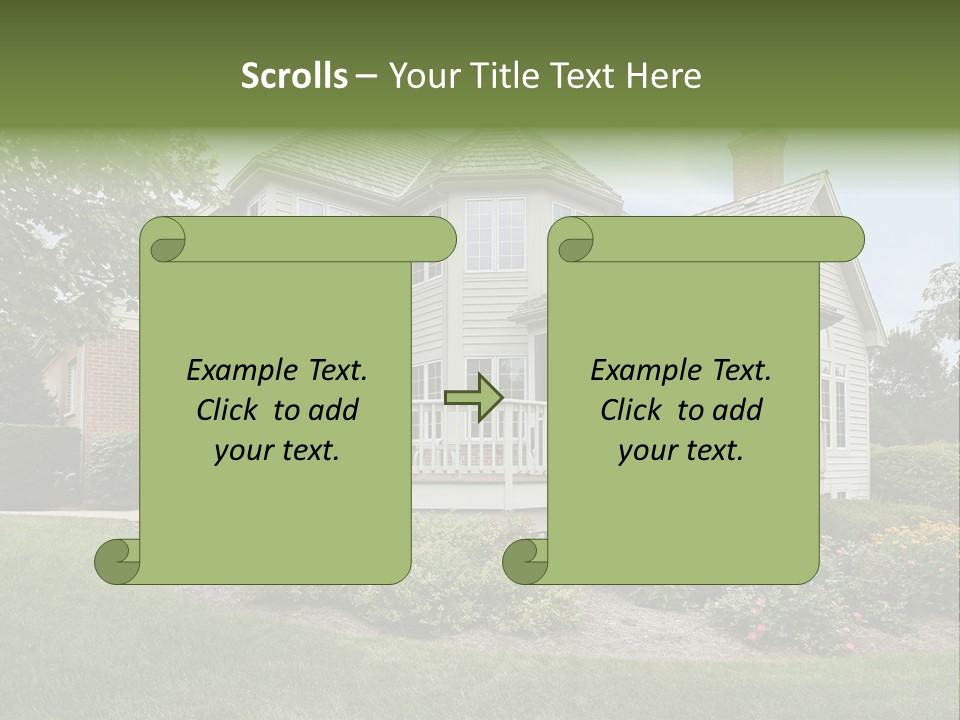 Investment Flower Brick PowerPoint Template