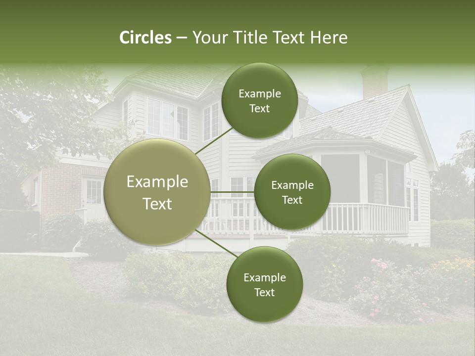 Investment Flower Brick PowerPoint Template