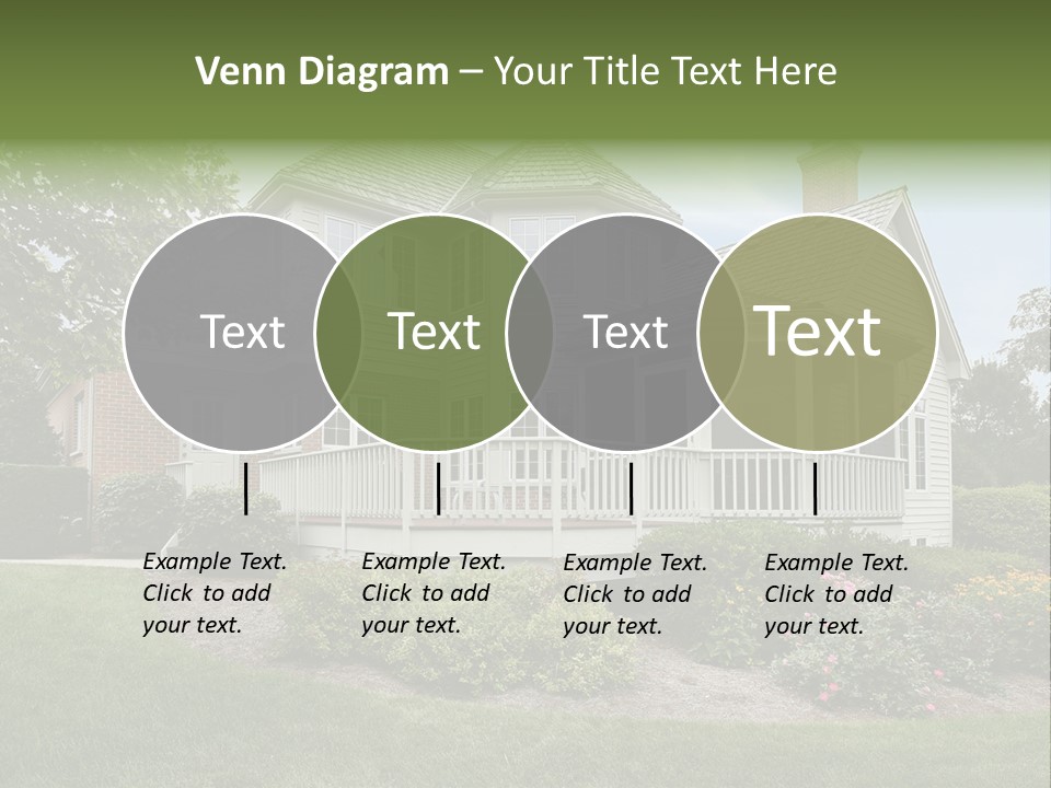 Investment Flower Brick PowerPoint Template