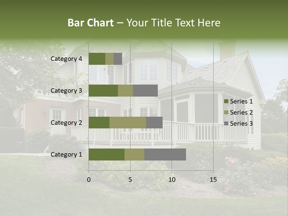 Investment Flower Brick PowerPoint Template
