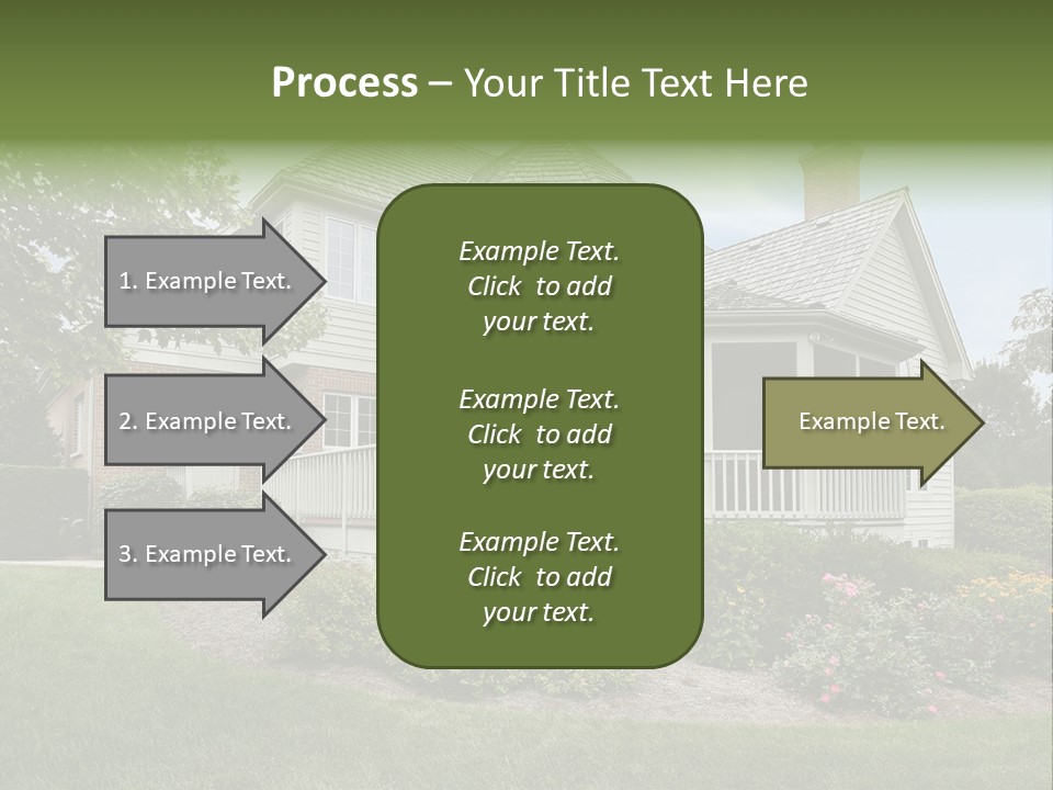 Investment Flower Brick PowerPoint Template
