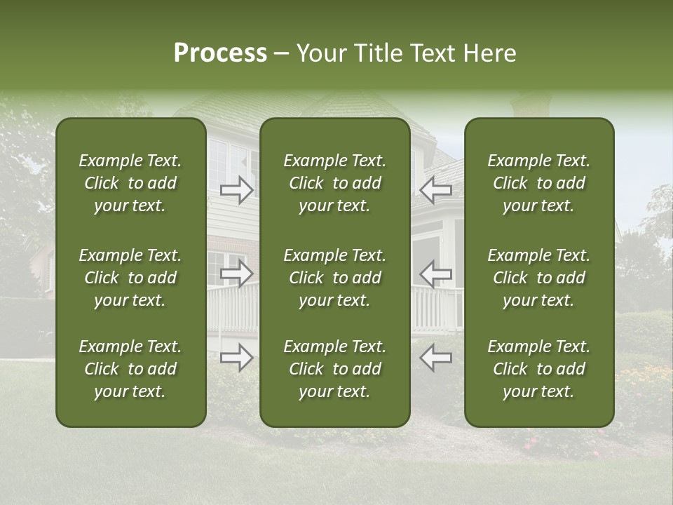 Investment Flower Brick PowerPoint Template