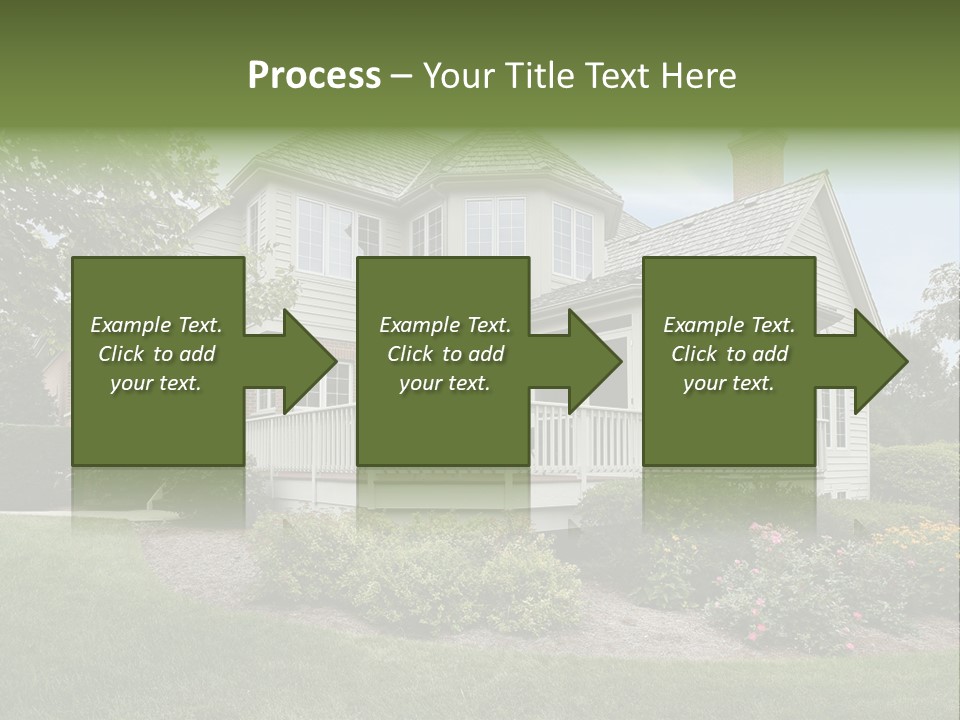 Investment Flower Brick PowerPoint Template