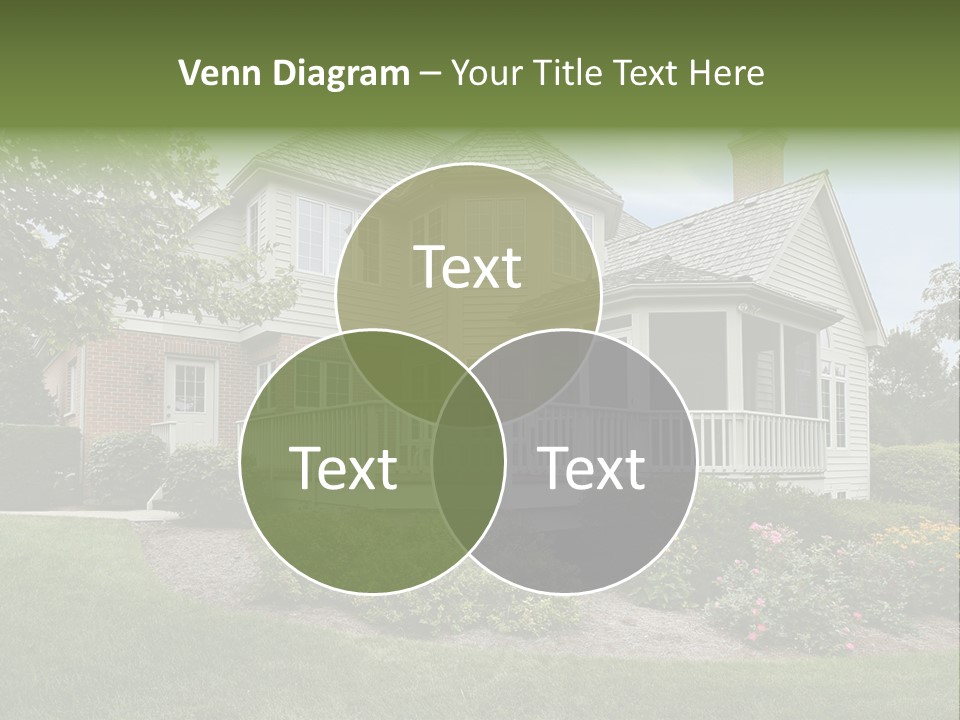 Investment Flower Brick PowerPoint Template
