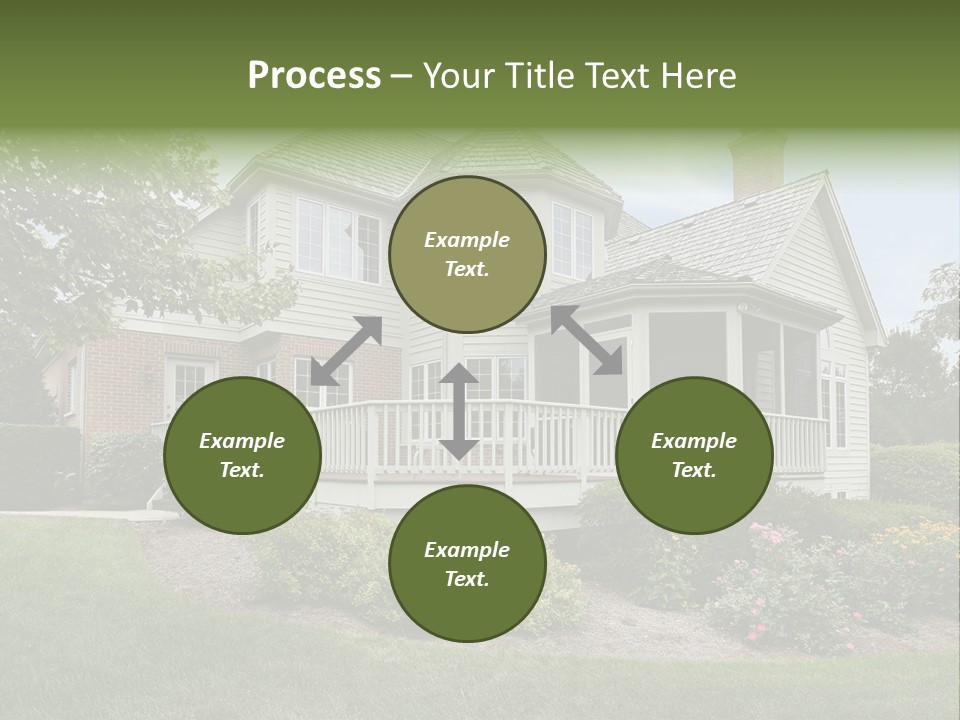 Investment Flower Brick PowerPoint Template