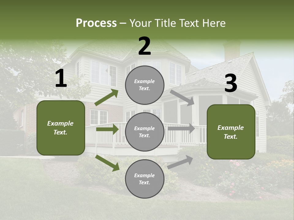 Investment Flower Brick PowerPoint Template
