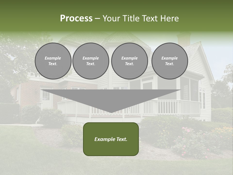 Investment Flower Brick PowerPoint Template