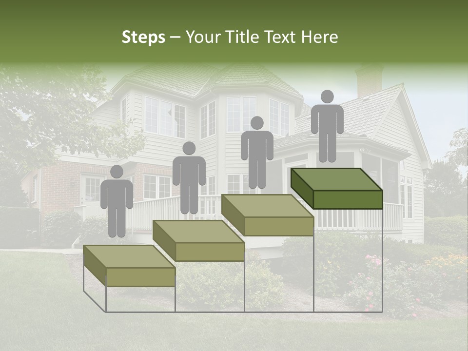 Investment Flower Brick PowerPoint Template