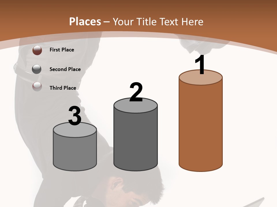 Healthy Gymnast Person PowerPoint Template