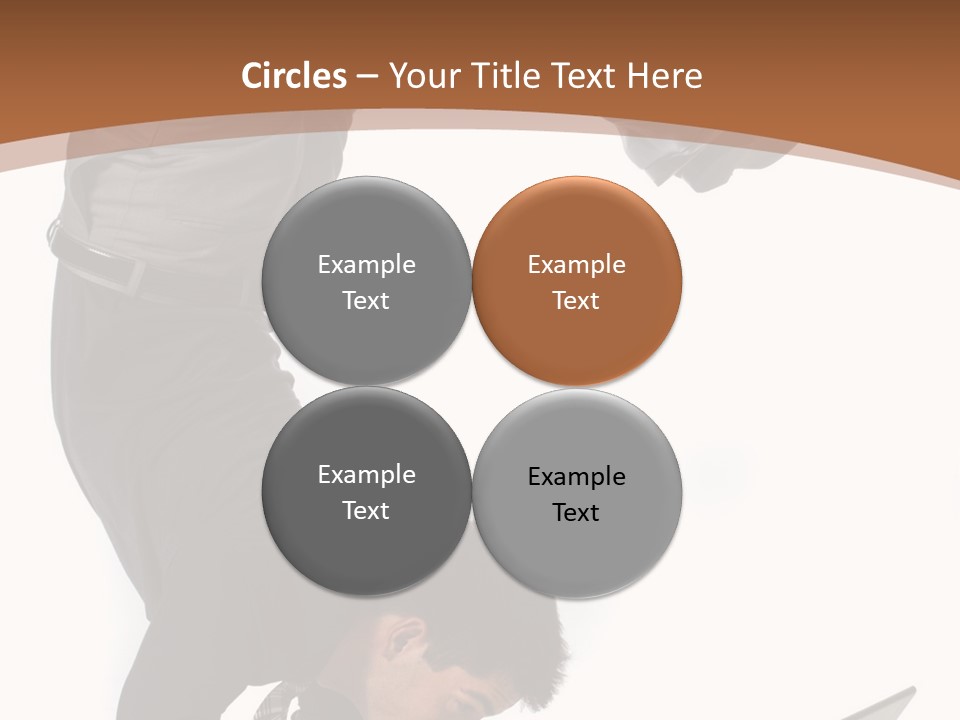 Healthy Gymnast Person PowerPoint Template