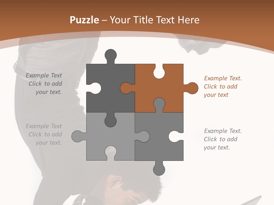 Healthy Gymnast Person PowerPoint Template