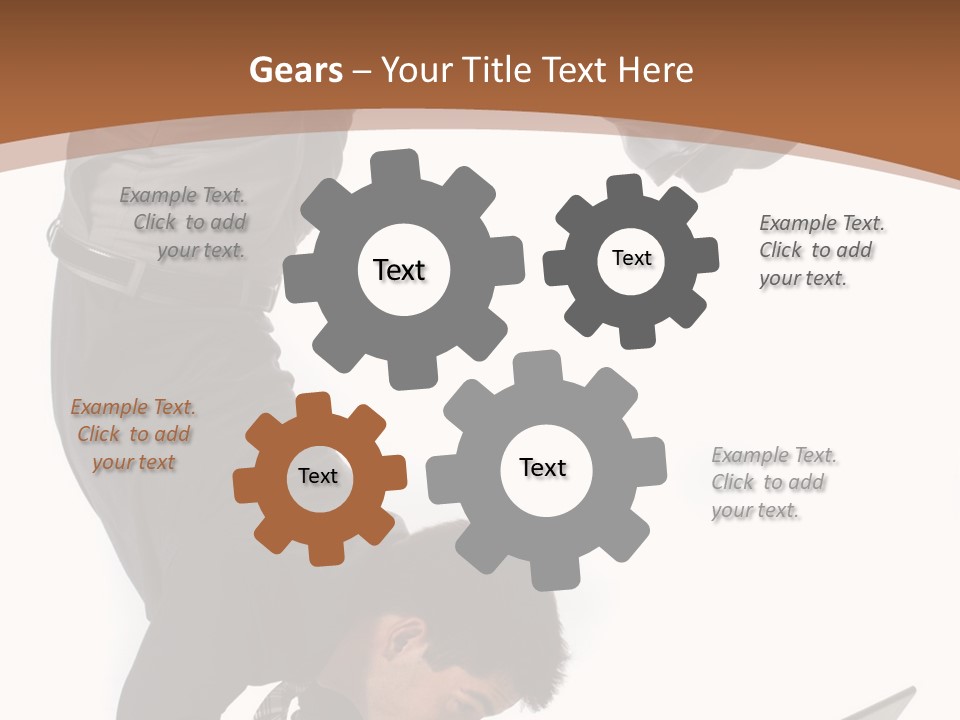 Healthy Gymnast Person PowerPoint Template