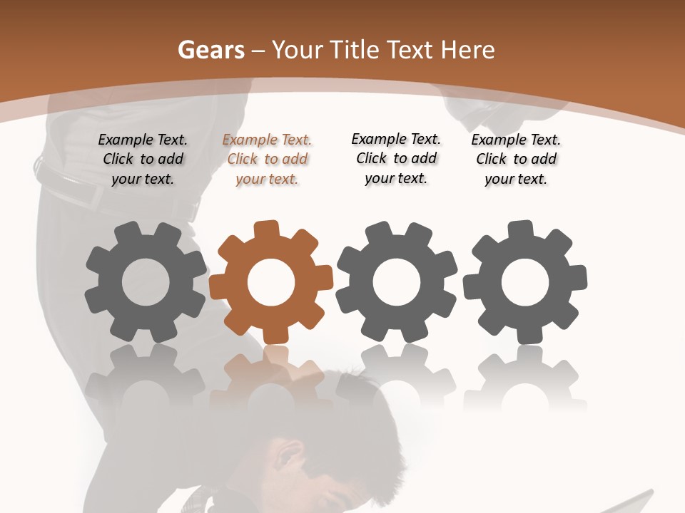 Healthy Gymnast Person PowerPoint Template