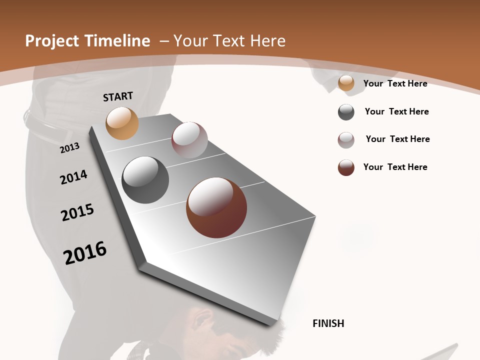 Healthy Gymnast Person PowerPoint Template