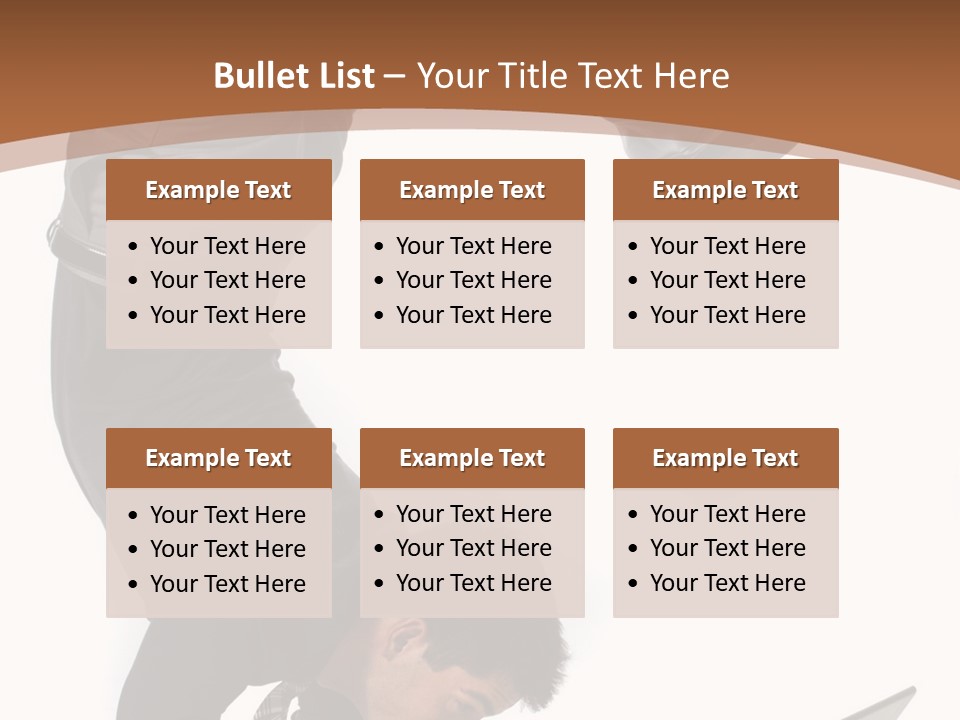 Healthy Gymnast Person PowerPoint Template