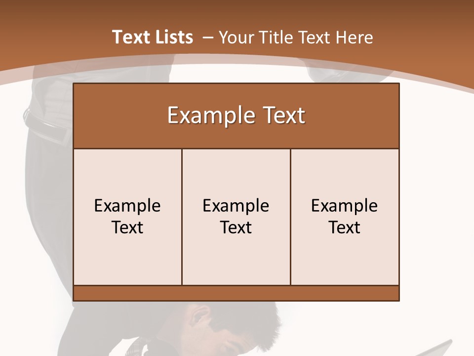Healthy Gymnast Person PowerPoint Template