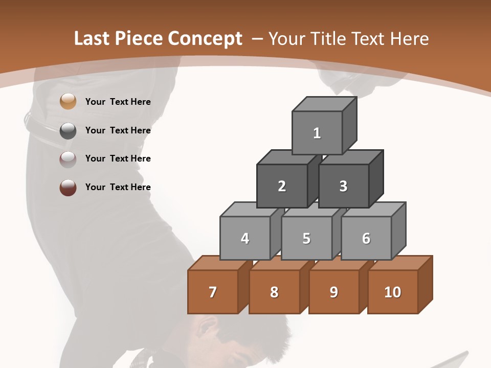 Healthy Gymnast Person PowerPoint Template