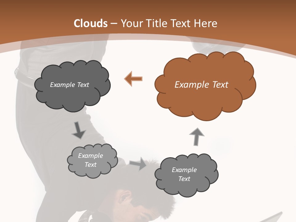 Healthy Gymnast Person PowerPoint Template