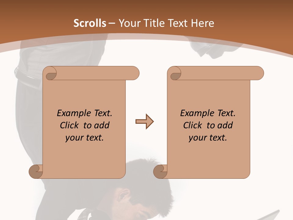 Healthy Gymnast Person PowerPoint Template